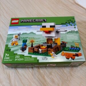 LEGO Minecraft Chicken Farm 21585 Building Set Green New Sealed 233 Pcs 7+
